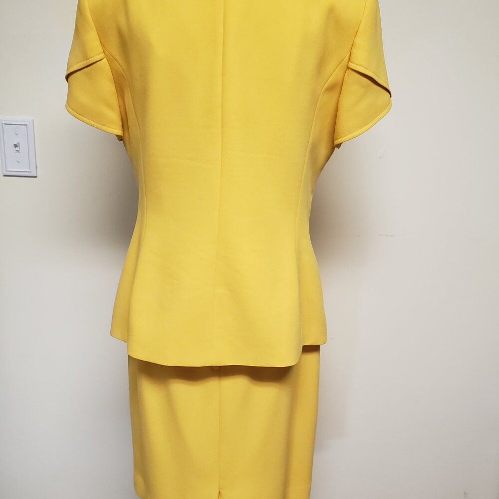 Albert Nipon Soft Canary Yellow Two-Piece - image 8
